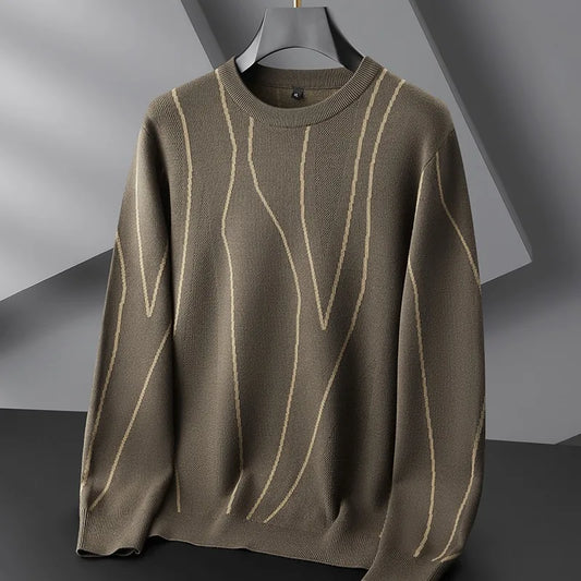 Abstract Knit Sweater | Artistic Design | Comfortable and Trendy