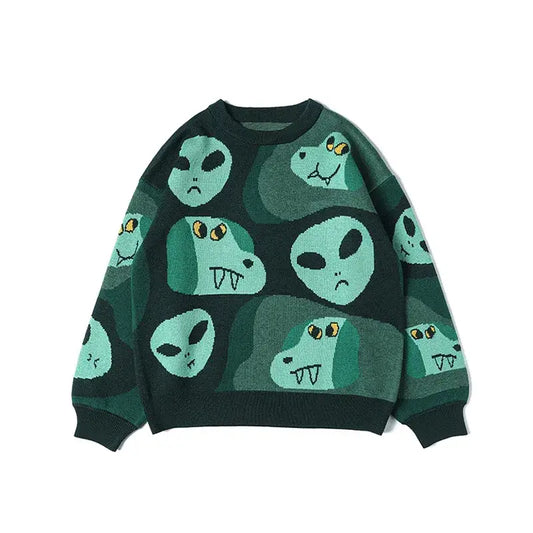 Alien Graphic Sweatshirt | Relaxed Fit | Bold Fun Design